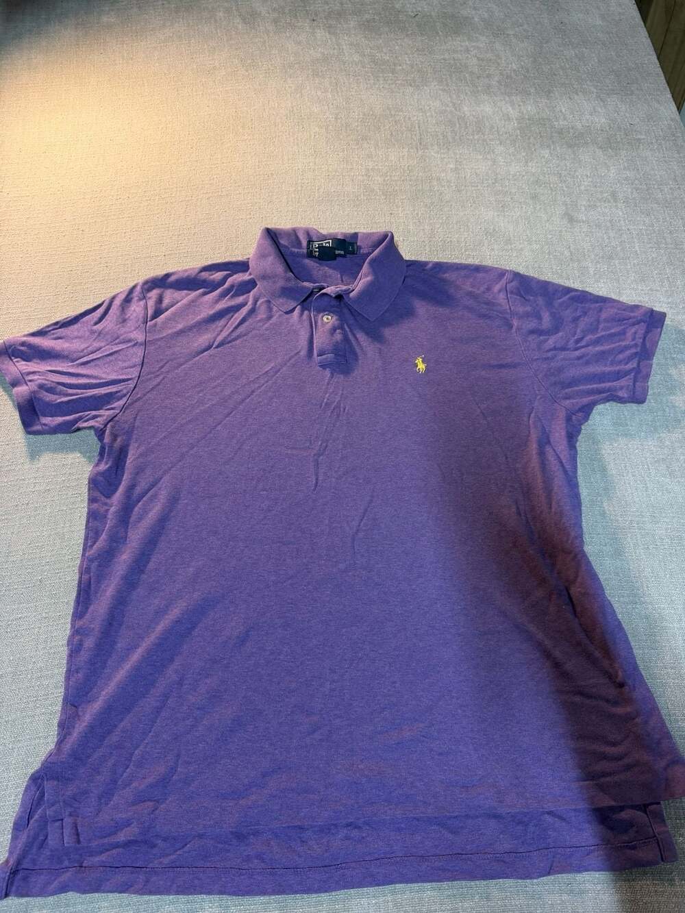 Polo Ralph Lauren Polo Shirt Size L Purple Cotton